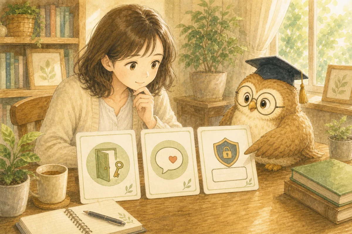 登録は無料・最初の質問は何でもええ・個人情報は書かない、という今日のポイント