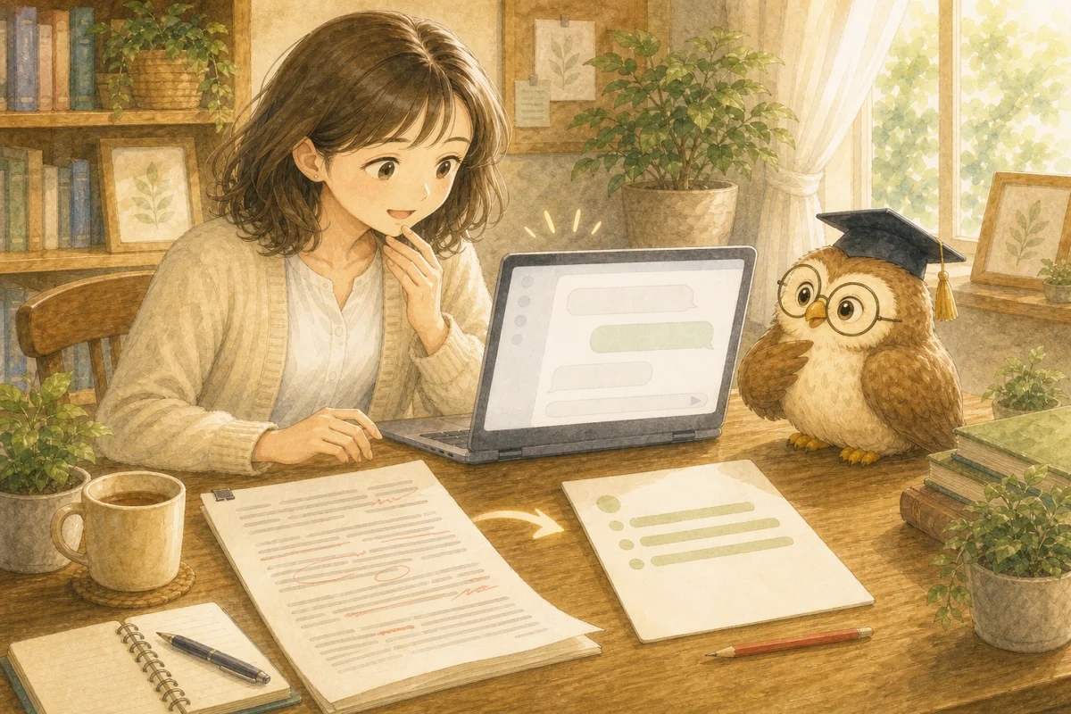 短く整った文章が返ってきて少し驚く相談者